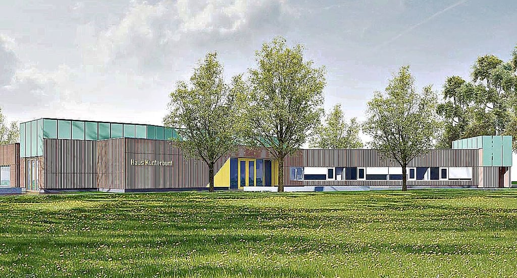 So soll der Neubau der Roitzscher Kita in etwa aussehen. Die Fertigstellung ist für den 30. August 2027 geplant.