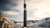 Die Rakete von Isar Aerospace auf dem Startplatz in Norwegen. (Handout)