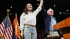 Alexandria Ocasio-Cortez ist am Wochenende gemeinsam mit Sanders aufgetreten. (Archivbild)