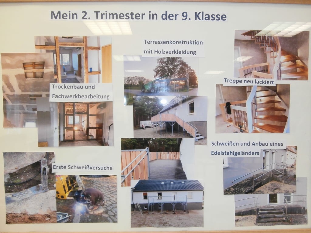Die Präsentation eines PL-Schülers über sein Praktikum