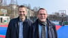 LSB-Sportdirektor Friedhard Teuffel (l) und LSB-Präsident Thomas Härtel freuen sich über Rekordzahlen.