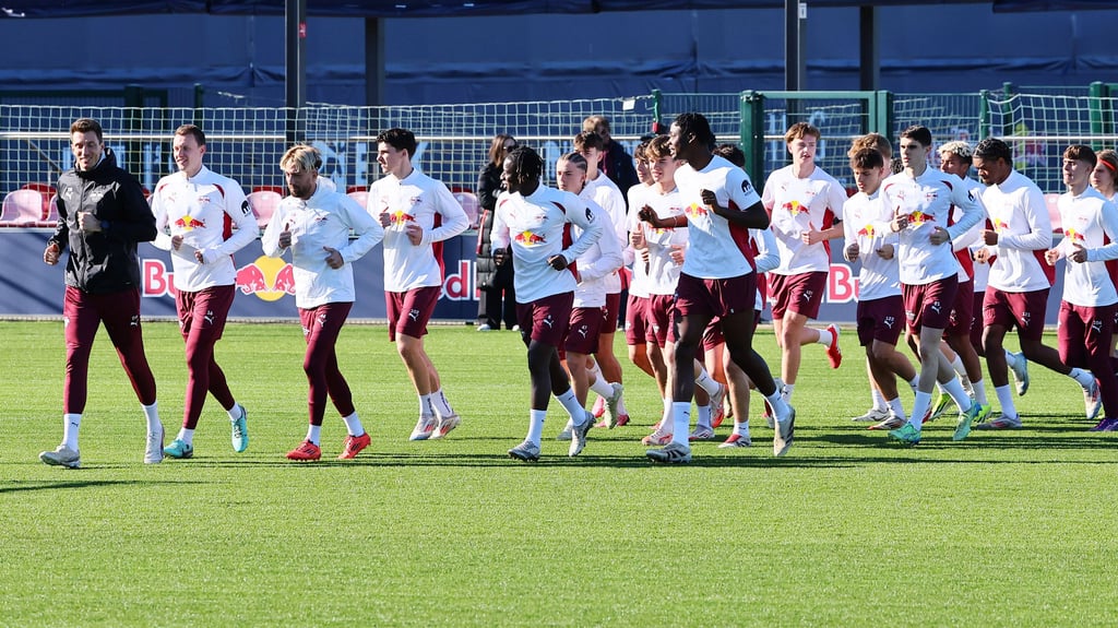 Training bei RB Leipzig in der vergangenen Woche.