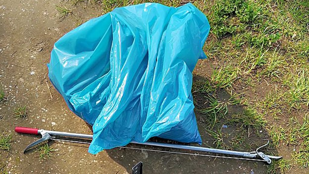 Frühjahrsputz Zeitz: Es darf jederzeit Müll  gesammelt wrden. 