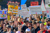 Beim Aktionstag von Kindertagesstätten und Horten auf dem Magdeburger Domplatz protestierten die Teilnehmer für eine bessere Kinderbetreuung. Auch Gardelegens Bürgermeisterin Mandy Schumacher hielt damals eine Rede. Die schriftliche Antwort von Ministerin Grimm-Benne auf Schumachers Brandbrief betrachten die Stadträte als Affront.