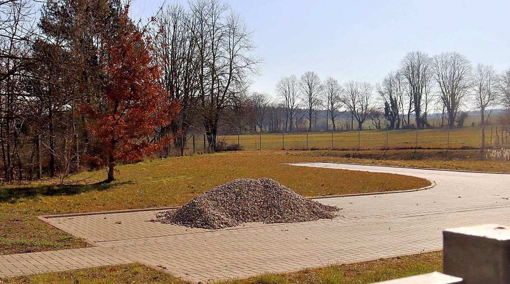 Aus dem Regenrückhaltebecken hinter der Hegefeldhalle  in Klötze soll ein Biotop werden. 