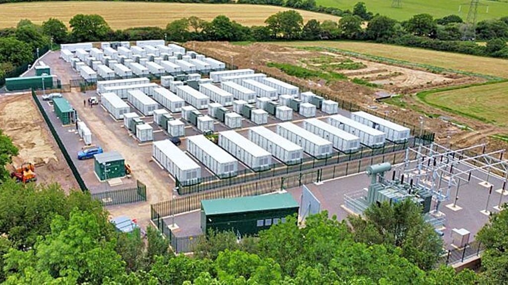 So eine Batteriespeicher-Anlage soll zwischen Farsleben und Wolmirstedt entstehen.
