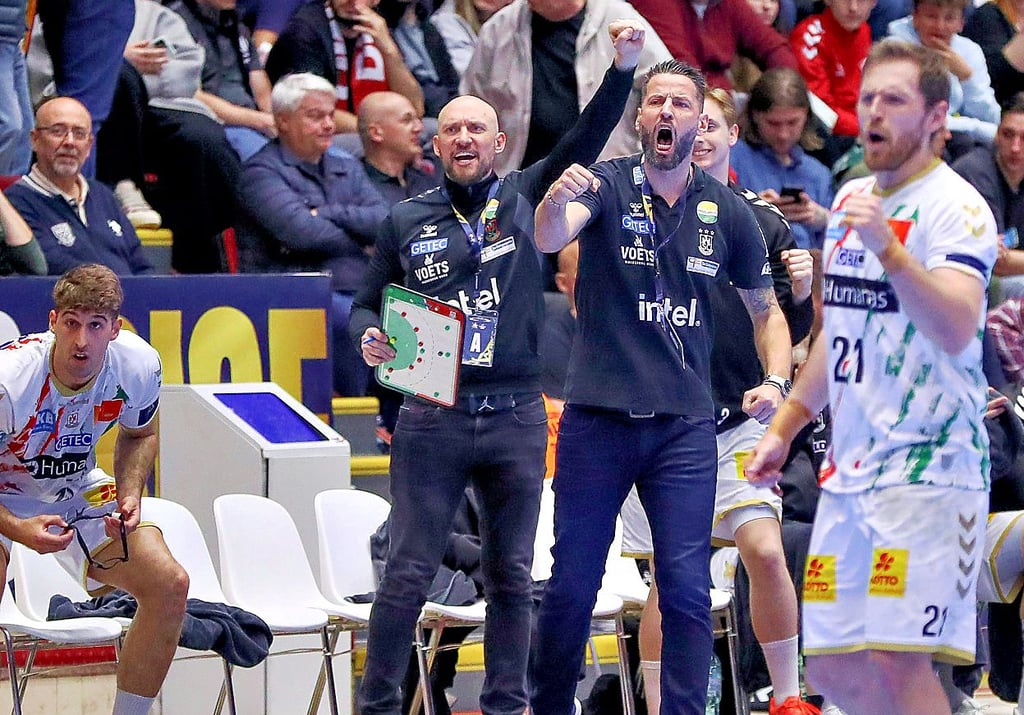 SCM-Trainer Bennet Wiegert und Co. konnten am Ende jubeln.