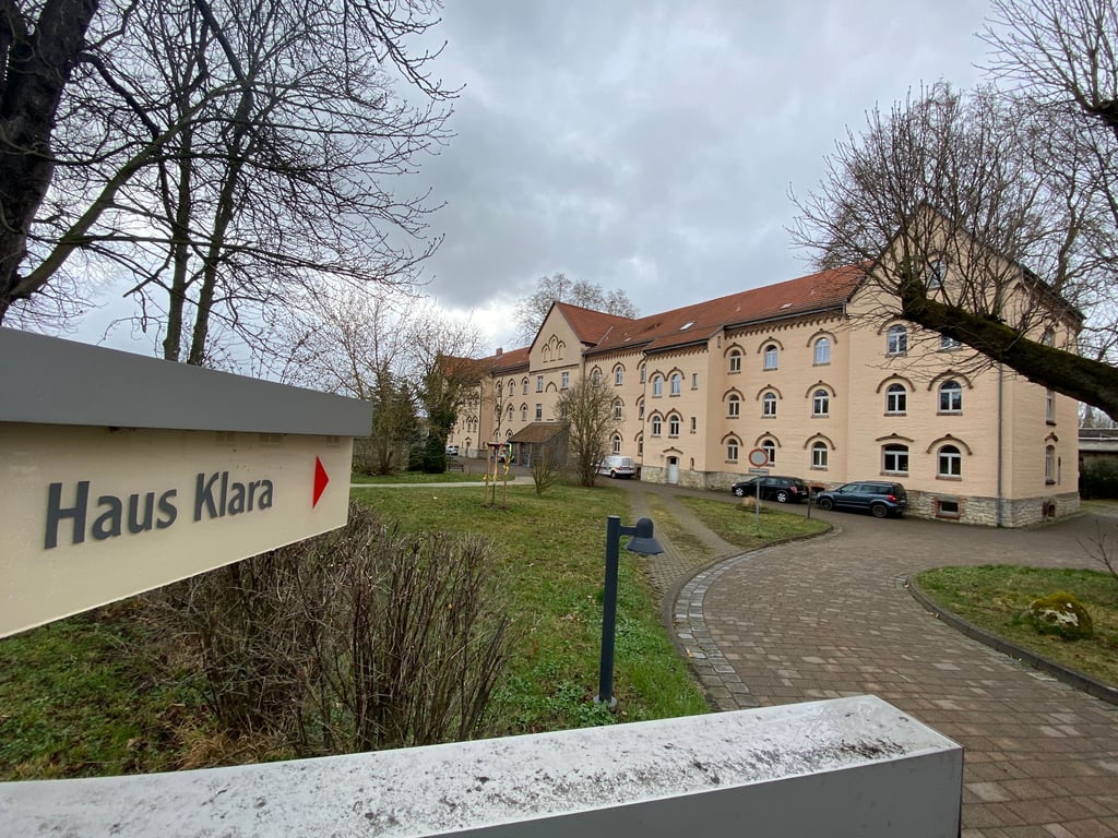 Blick auf das Haus Klara im Halberstädter Seniorenpark Cecilie.