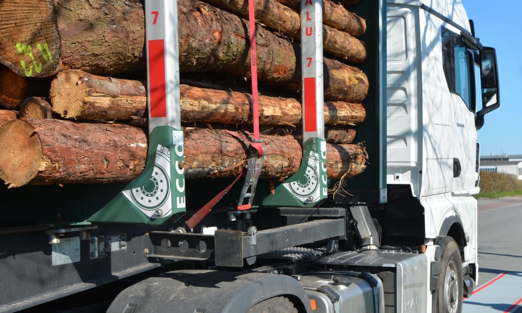 Ein 67-Jähriger ist im Altmarkkreis Salzwedel mit seinem Auto gegen einen Holztransporter gefahren.