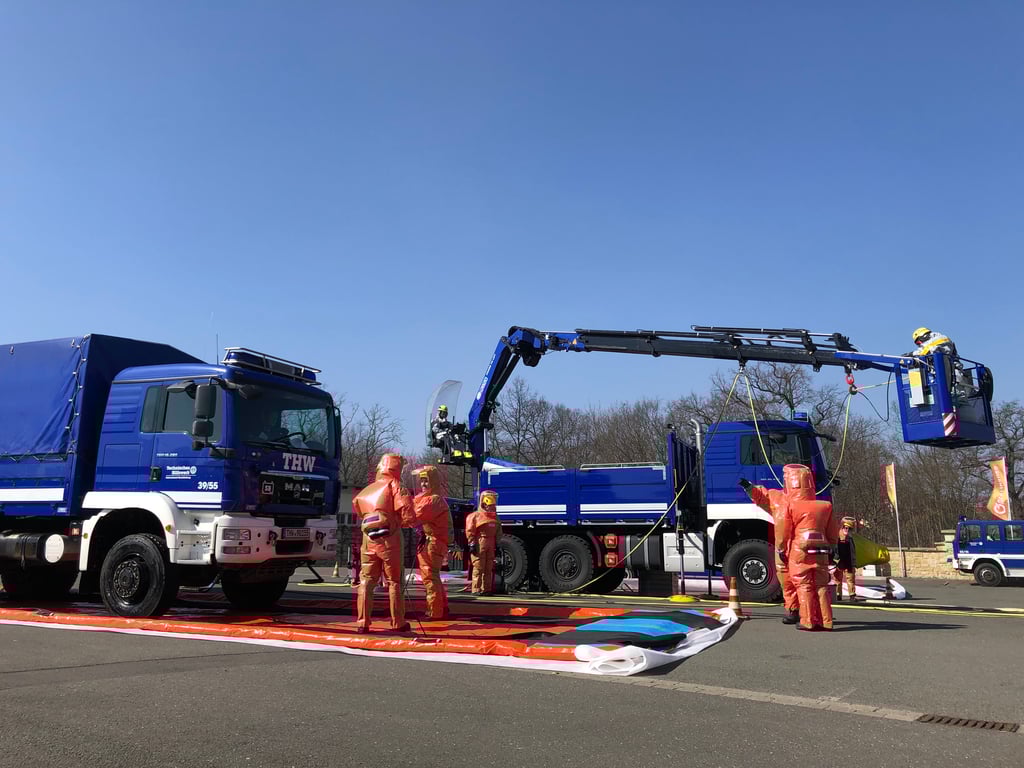 Beim Fest der Vereine am 24. Mai am Thieberg in Sargstedt wird das THW zeigen, was es kann.