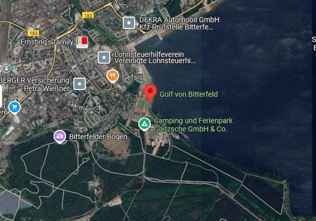 Goitzschesee wird zu Golf von Bitterfeld