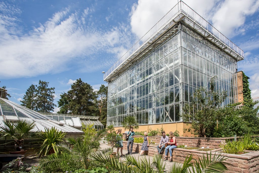 Der Botanische Garten der Uni Halle.