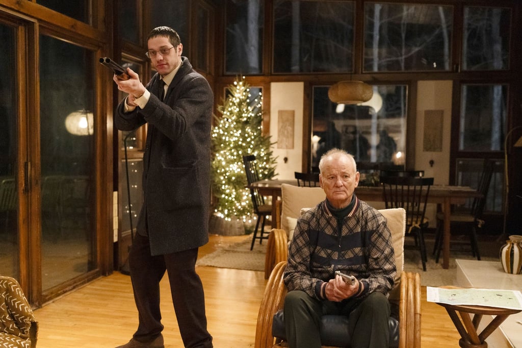 Pete Davidson (l) als Auftragskiller Lonnie und Bill Murray als Mafiaboss Leftie in einer Szene des Films „Riff Raff - Verbrechen ist Familiensache“.