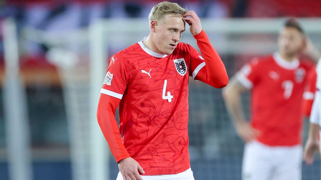 RB-Star Xaver Schlager verletzte sich beim Einsatz für Österreichs Nationalmannschaft.