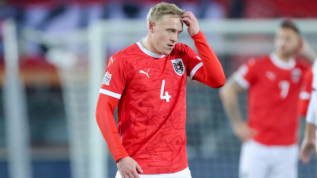 RB-Star Xaver Schlager verletzte sich beim Einsatz für Österreichs Nationalmannschaft.