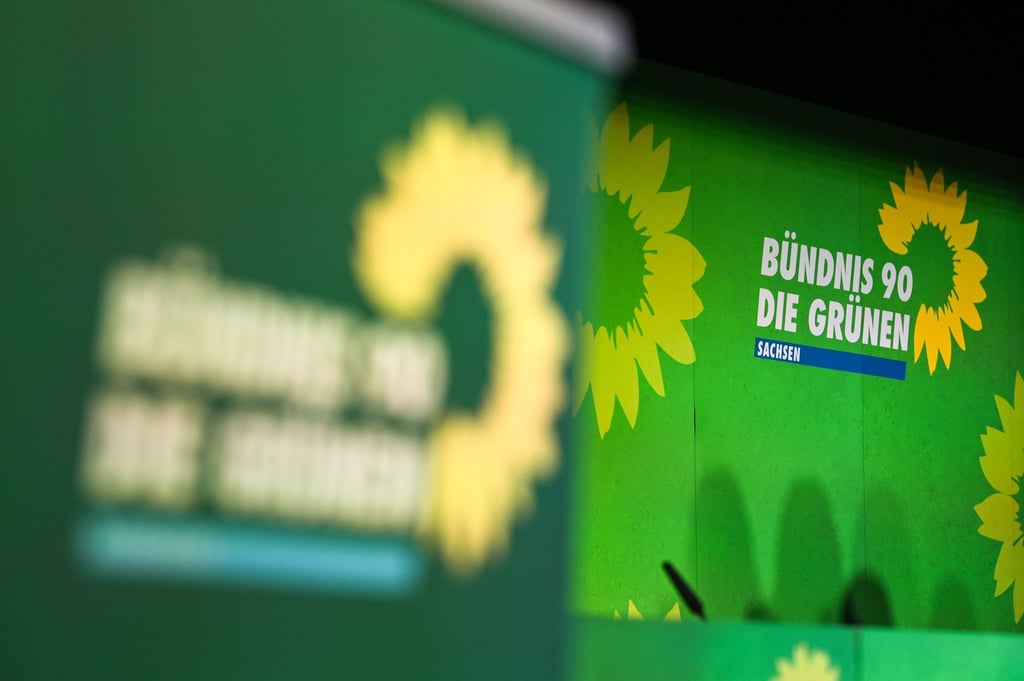 Logo von Bündnis 90/Die Grünen Sachsen (Archiv).