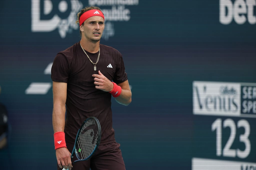 Nächster Rückschlag: Auch in Miami ist für Alexander Zverev vorzeitig Schluss.