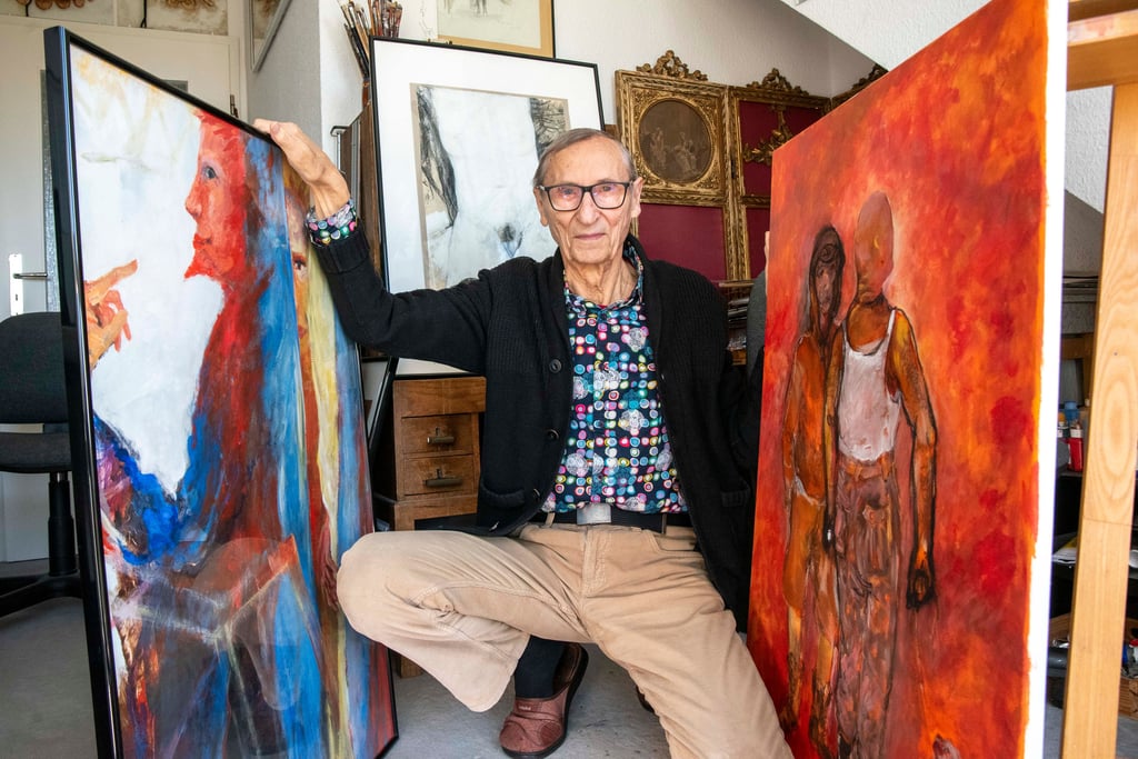 Maler Fridolin M. Kraska ist am Donnerstag 85 Jahre alt geworden.