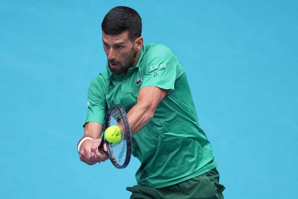 Tennis-Topstar Novak Djokovic steht im Endspiel von Miami.