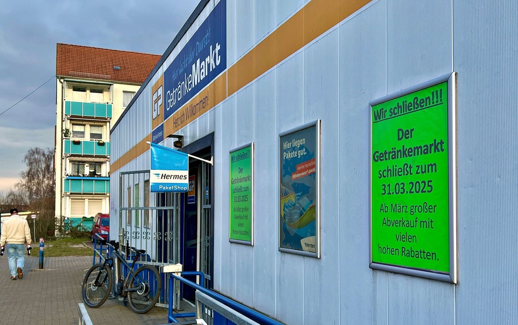Das Aus für den Getränkemarkt an der Zepziger Straße in Bernburg ist besiegelt.