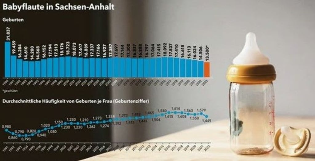 Babyflaute; Geburtenrückgang in Sachsen-Anhalt