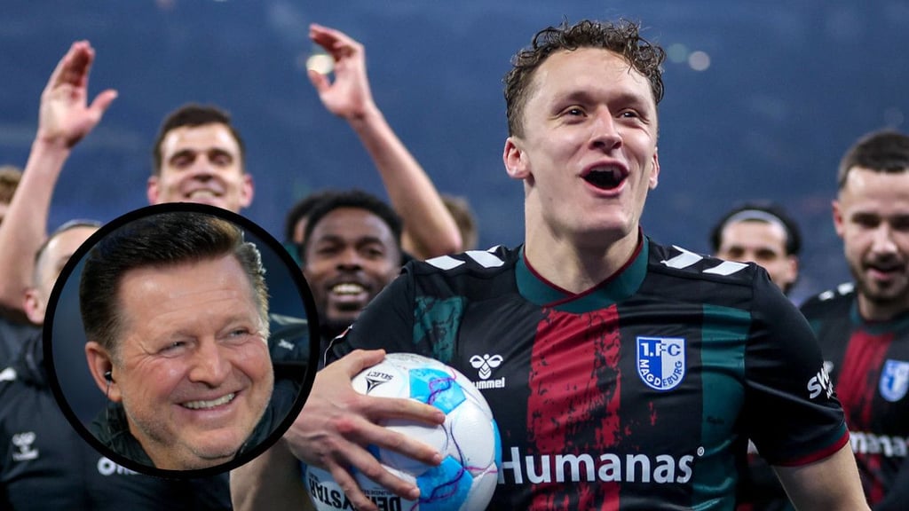 Christian Titz (kleines Foto) blickt nüchtern auf die Marktwert-Explosion seines Teams – und spricht über Begehrlichkeiten.