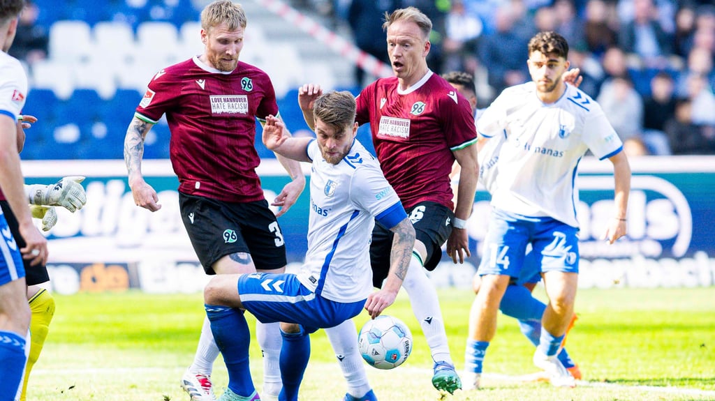 Der 1. FC Magdeburg lieferte sich mit Hannover 96 ein intensives Duell.