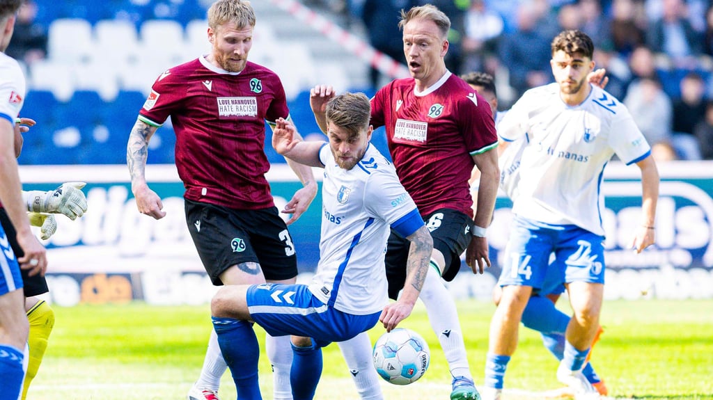 Der 1. FC Magdeburg lieferte sich mit Hannover 96 ein intensives Duell.
