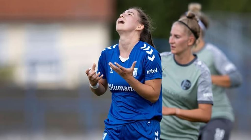 Stürmerin Neele Abraham konnte ihre Torausbeute am Sonntag gegen den FC Carls Zeiss Jena II nicht verbessern.