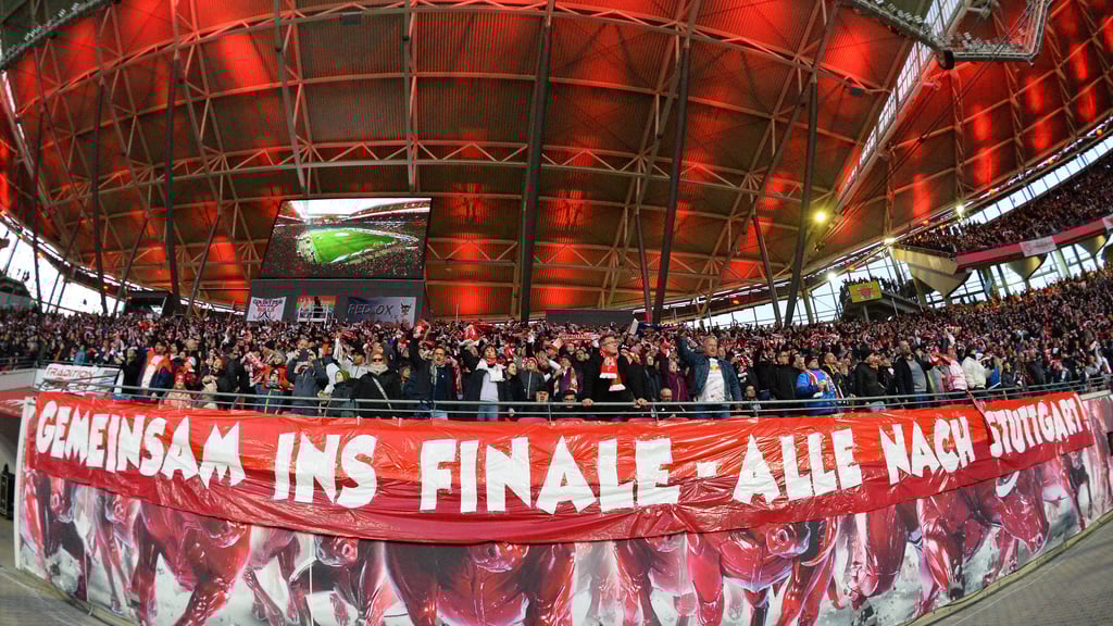 Die RB-Fans wollen ins Finale, die Quote dafür beträgt 1:5.
