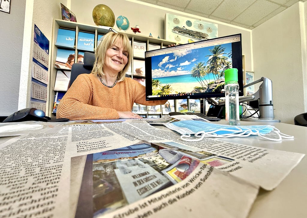 Kerstin Voigt hat die schwierige Coronazeit überstanden und freut sich, wieder große und kleine Traumreisen vermitteln zu können.