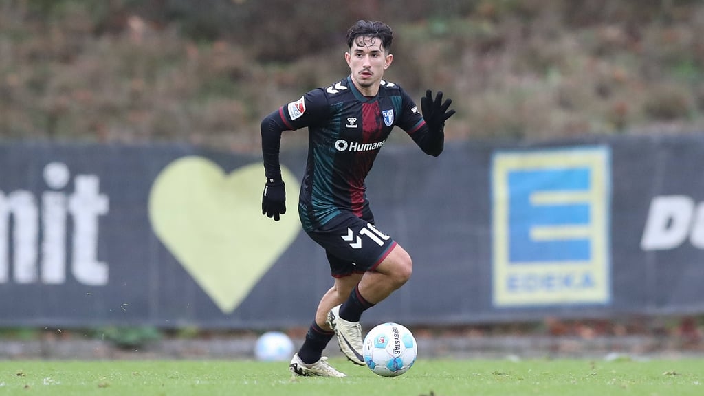 Jason Ceka ist beim 1. FC Magdeburg in der Oberliga-Mannschaft zum Schlüsselspieler geworden.