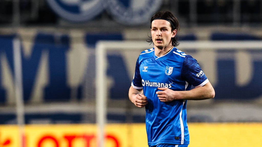 Breite Brust beim 1. FC Magdeburg: Jean Hugonet verspürt keinen Druck im Aufstiegskampf.