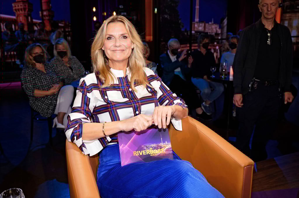 Moderatorin Kim Fisher auf dem "Riverboat"