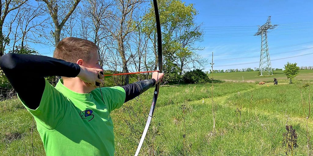 Zielgenau: Schon bei der Talsberger Gummitierjagd 2024 stand der Spaß im Vordergrund.