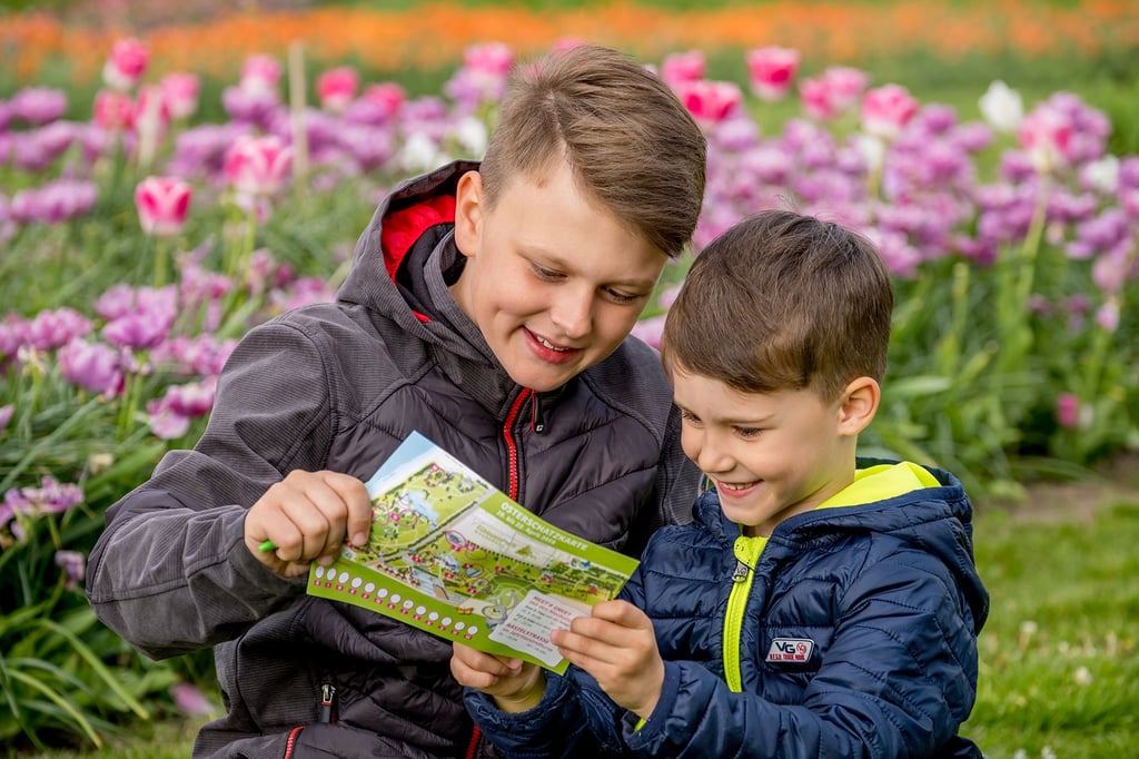 Im Elbauenpark im Magdeburger Osten können kleine Entdecker auf Schatzsuche gehen.