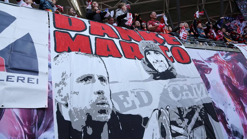 Rührender Abschied im Block für Marco Rose.