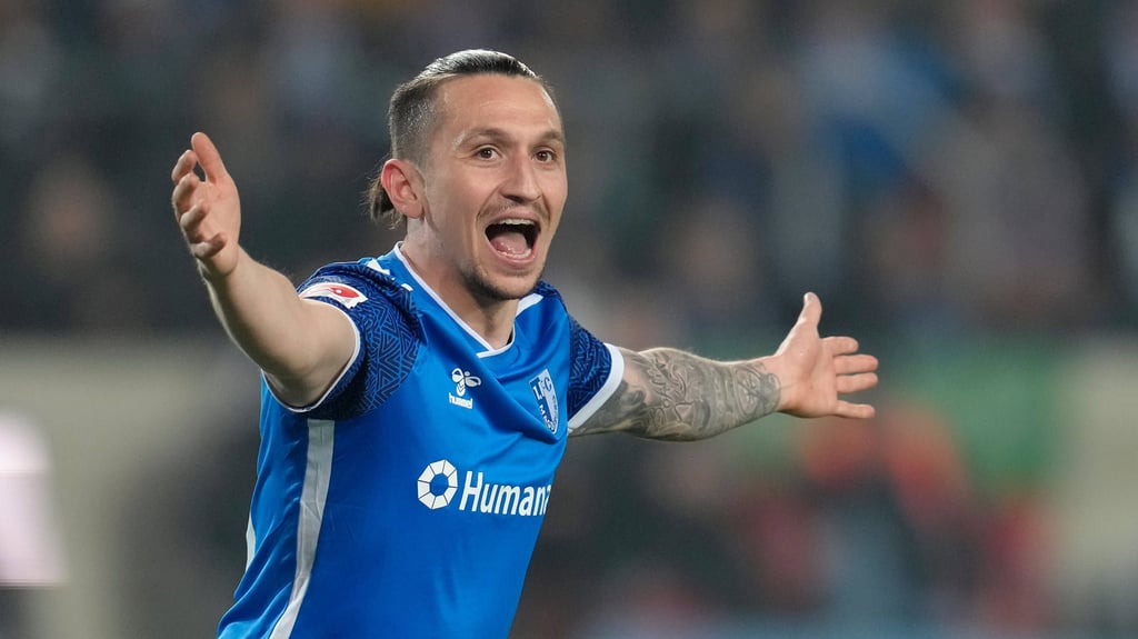 Baris Atik vom 1. FC Magdeburg glänzte beim Spiel gegen den 1. FC Kaiserslautern.