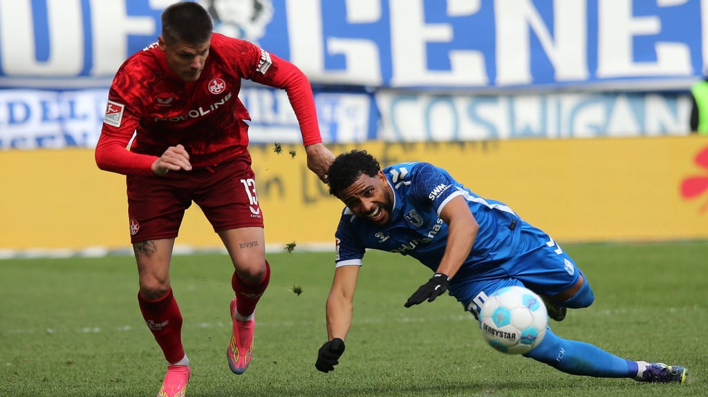 Das Spiel zwischen dem 1. FC Magdeburg und dem 1. FC Kaiserslautern war ein kampfbetontes.