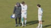 Enis Bytyqi vom 1. FC Magdeburg II hatte sich beim Oberligaspiel gegen den VfL Halle 96 am Knie verletzt.