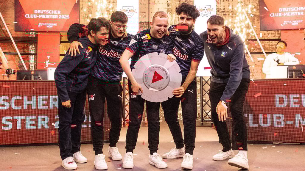 RBLZ Gaming nach dem Gewinn der deutschen Meiterschaft.