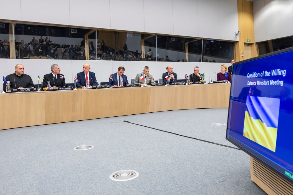 Zum ersten Mal tagt die „Koalition der Willigen“ auf Ebene der Verteidigungsminister.