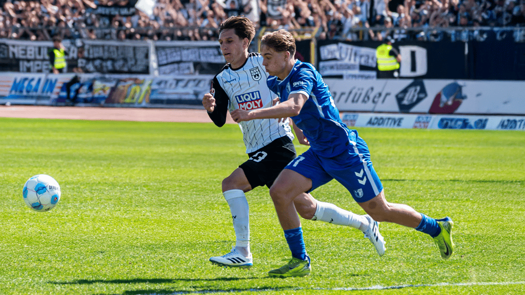 Mit 18 Jahren feiert Magnus Baars sein Profidebüt für den 1. FC Magdeburg gegen SSV Ulm. Es dürfte nicht der letzte Einsatz gewesen sein.