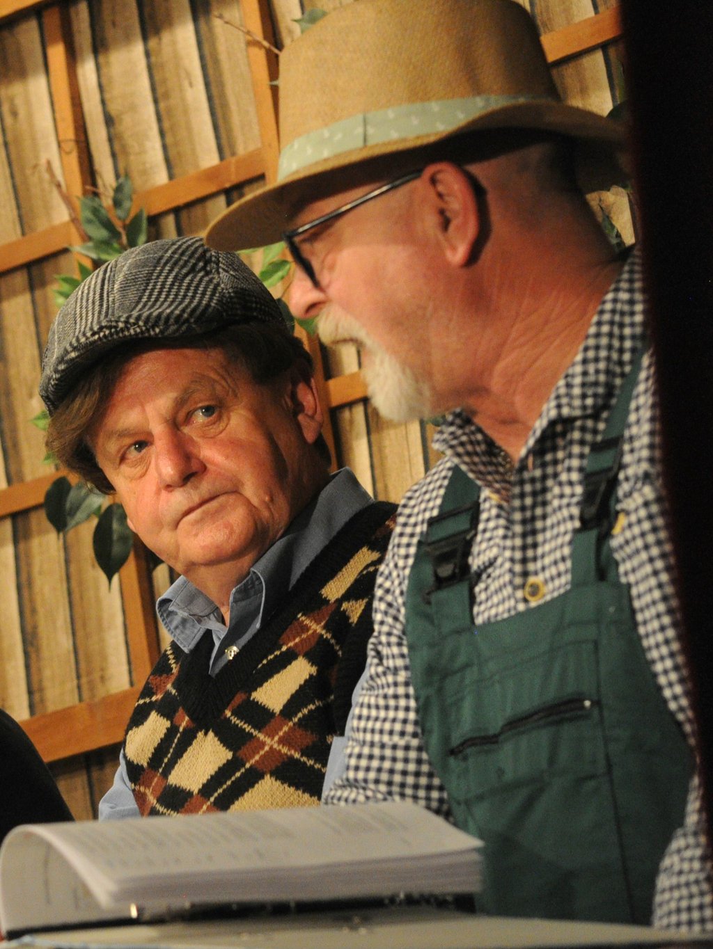 Die Vereinsspitze: Heribert Stockmann und Clemens Simon.