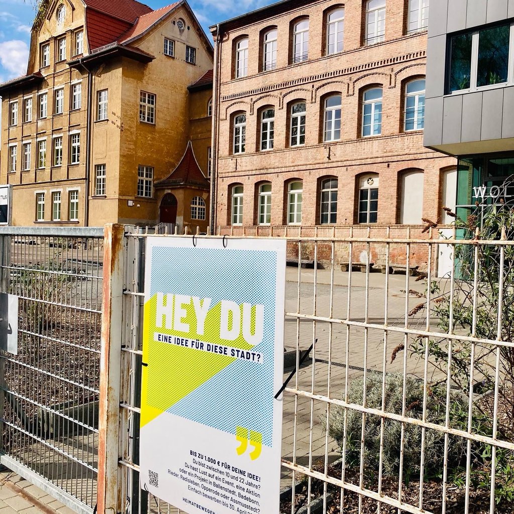 Für sein Jugendprojekt wirbt der Verein Heimatbewegen unter anderem auch am Wolterstorff-Gymnasium Ballenstedt.