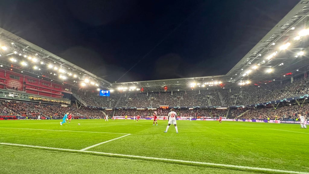 Das neue Wohnzimmer von Jonas Hecking: die Salzburger Red Bull Arena.