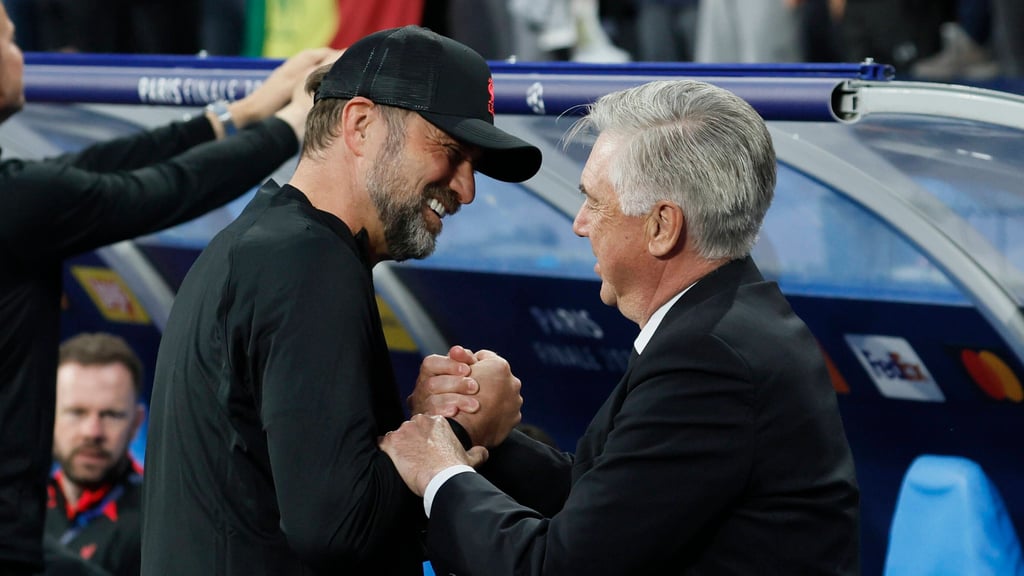 Langjährige und respektvolle Konkurrenten um die großen Titel: Jürgen Klopp und Carlo Ancelotti.
