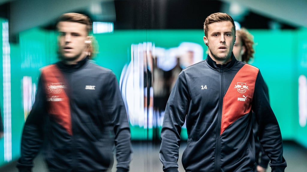 „Es läuft immer auf den Vergleich hinaus zwischen ,Baumi’ als Nationalspieler und ,Baumi’ als RB-Spieler”: Christoph Baumgartner.
