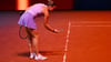Aryna Sabalenka hält einen umstrittenen Ballabdruck fest.