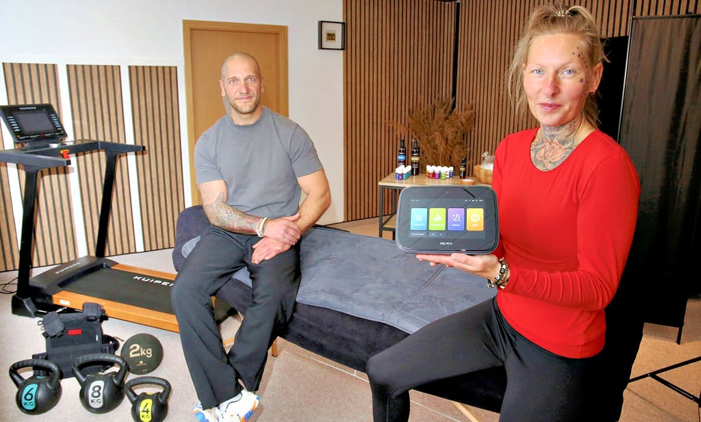 André und Maria Parr haben in Biendorf ein Wellness- und Sportcenter eröffnet.